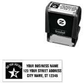ビジネス差出人住所 |プロフェッショナルカスタムロゴ セルフインキングスタンプ (インサイチュ)