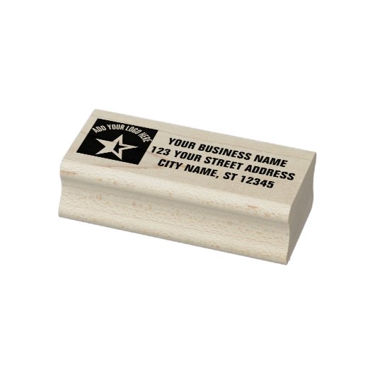 ビジネス差出人住所 |プロフェッショナルカスタムロゴ ラバースタンプ (スタンプ)