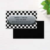 ビジネス市松模様にプロファイルカードのフラグ (デスク)