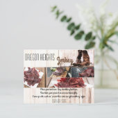 ビジネス広告のカードは我々の国を素朴ブーツ ポストカード (スタンド正面)