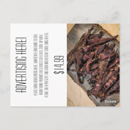 ビジネス広告のカードカントリー木材鍵へ ポストカード (裏面)