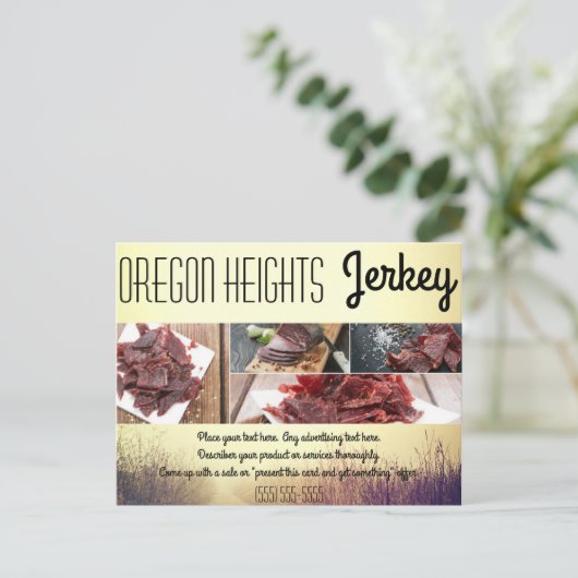 ビジネス広告のカードサンライズ通路 ポストカード (スタンド正面)