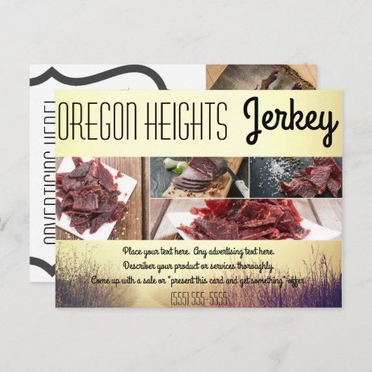 ビジネス広告のカードサンライズ通路 ポストカード (正面/裏面)