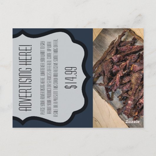 ビジネス広告のカードベビーピンクコスモスオンナビ ポストカード (裏面)