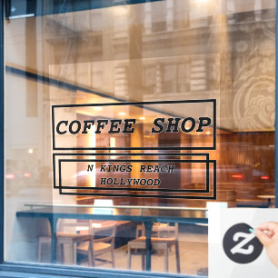 ビジネス広告のパーソナライズされた宣伝 ウィンドウサイン