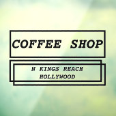 ビジネス広告のパーソナライズされた宣伝 ウィンドウサイン (シート3)