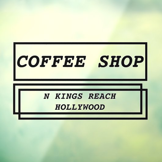 ビジネス広告のパーソナライズされた宣伝 ウィンドウサイン (シート3)