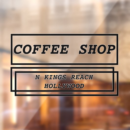 ビジネス広告のパーソナライズされた宣伝 ウィンドウサイン (シート2)