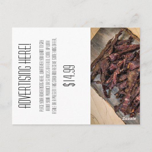 ビジネス広告ズカードサニーモーニングファームクーン ポストカード (裏面)