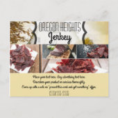 ビジネス広告ズカードサンセットバーンドカントリー ポストカード (正面)