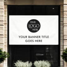 ビジネス広告ロゴ白プロフェッショナル