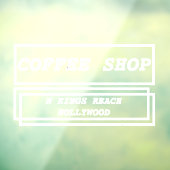 ビジネス広告 プロモーション パーソナライズされた ウィンドウサイン (シート3)