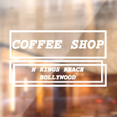 ビジネス広告 プロモーション パーソナライズされた ウィンドウサイン (シート2)