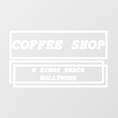 ビジネス広告 プロモーション パーソナライズされた ウィンドウサイン (シート)