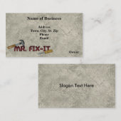 ビジネス建築業者便利屋カード 名刺 (正面/裏面)