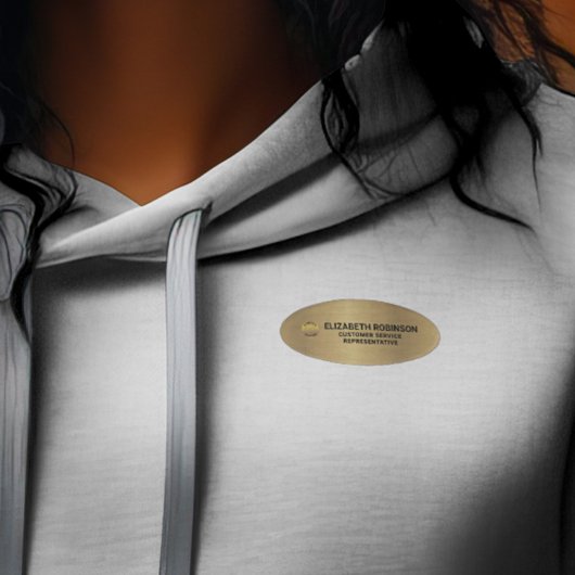 ビジネス従業員の役職のロゴのロカスタムゴ 名札