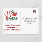 ビジネス御礼クリスマスカード シーズンポストカード (裏面)