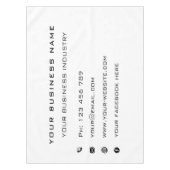 ビジネス情報の会社プロモーションのテーブルクロス テーブルクロス (正面)