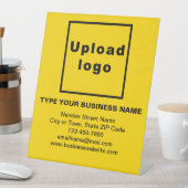 ビジネス情報イエローペデスタルサイン 台座サイン (インサイチュ)