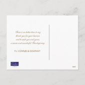 ビジネス感謝はがき シーズンポストカード (裏面)