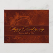 ビジネス感謝はがき/私たち全員から シーズンポストカード (正面)