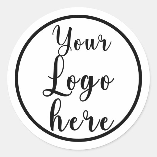 ビジネス感謝ステッカー ラウンドシール (正面)