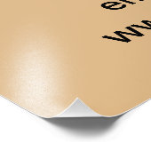 ビジネス感謝祭のライトブラウン販売 フォトプリント (角)