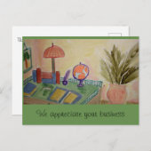 ビジネス感謝 ポストカード (正面/裏面)