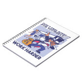 ビジネス成功の鍵の引用 ノートブック (左側)