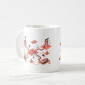 ビジネス拡大 コーヒーマグカップ (正面左)
