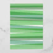 ビジネス挨拶の暖かい願い水色ツリー 箔シーズンカード (裏面)