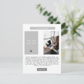 ビジネス放棄されたカートのアラームの電子メール 案内状 (スタンド正面)