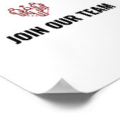 ビジネス救済ロゴ募集のカスタム看板 ポスター (角)