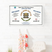 ビジネス救済ロゴ募集カスタム 横断幕 (インサイチュ)