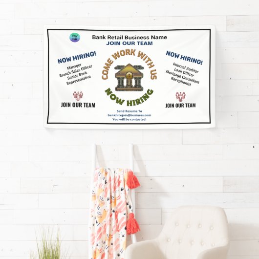 ビジネス救済ロゴ募集カスタム 横断幕 (インサイチュ)