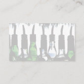 ビジネス最高のカード用バーテンダー 名刺 (裏面)