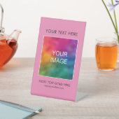 ビジネス最高の会社のロゴ文字はこちらピモダンンク 台座サイン (インサイチュ)