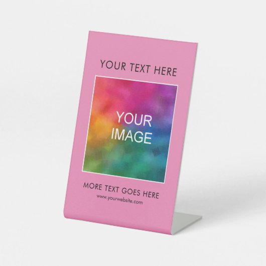 ビジネス最高の会社のロゴ文字はこちらピモダンンク 台座サイン (正面)