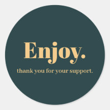 ビジネス楽しむステッカーデザイン