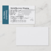 ビジネス海運業カード 名刺 (正面/裏面)