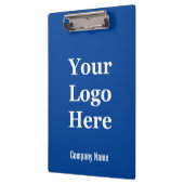 ビジネス深いブルーとホワイトロゴはこちら クリップボード (左)