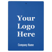 ビジネス深いブルーとホワイトロゴはこちら クリップボード (裏面)