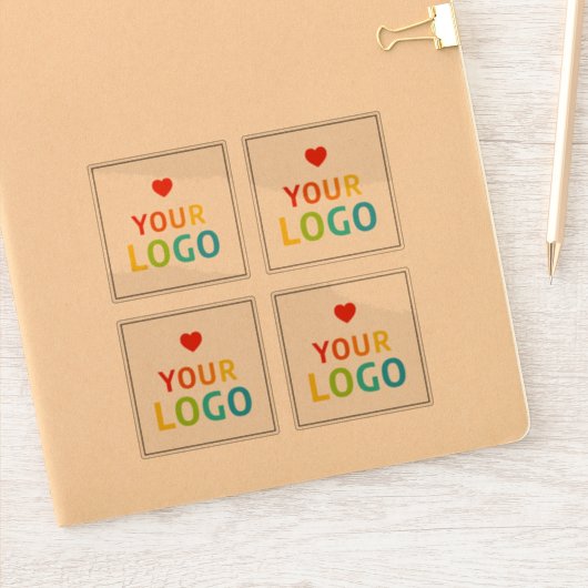 ビジネス澄んロゴラベル防水シール シール (ノートブック)