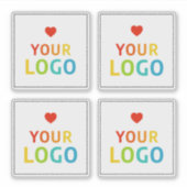 ビジネス澄んロゴラベル防水シール シール (正面)