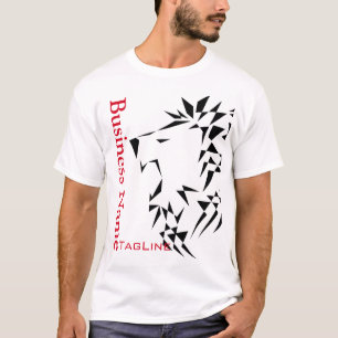 ビジネス無地のTシャツ用Tribe Lion Black Tシャツ