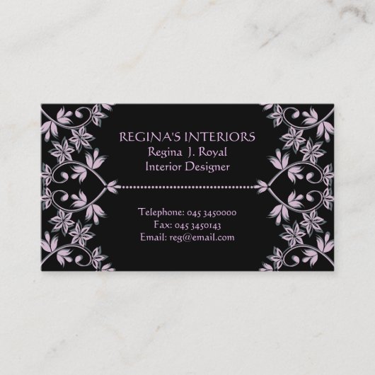 ビジネス王室のカード 名刺 (正面)