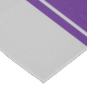 ビジネス王室のパープルとグレーの文字テンプレート テーブルクロス (アングル)