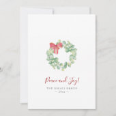 ビジネス用クリスマスカード 法人ロゴ シーズンカード (正面)