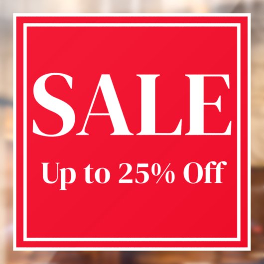 ビジネス用セールウィンドウサイン - オリジナルテキスト ウィンドウサイン (シート2)