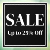 ビジネス用セールウィンドウサイン - カスタムテキスト ウィンドウサイン (シート3)